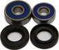 All Balls front and rear wheel bearing and seal kit for drive systems, model 22-51181, with bearings and seals displayed.