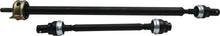 Load image into Gallery viewer, All Balls drive prop shaft 531-5012 showing a close-up of the metal drive shaft with detailed components and branding.
