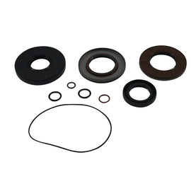 All Balls drive trans axle seal kit 22-521135 showing the black rubber seals and metal components for vehicle transmission repair.