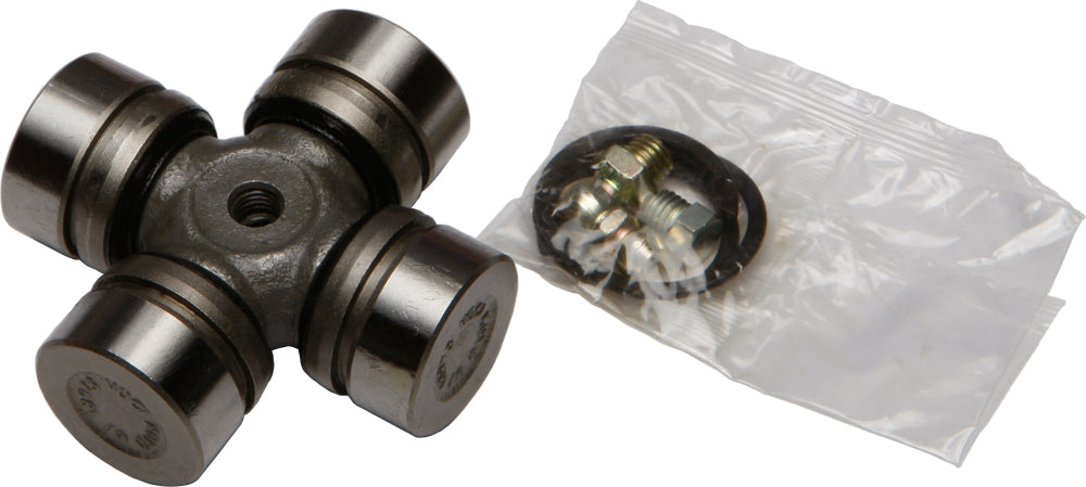 All Balls U-Joint Kit 21-91004 for drive shafts, showing metal joints and grease fittings, designed for durable vehicle performance.