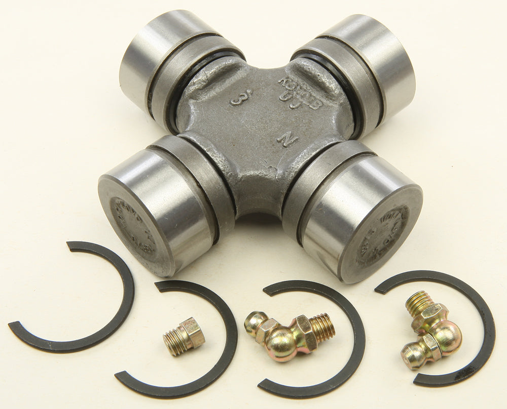 All Balls U-Joint Kit 21-91019 drive joint showing metal components and rubber seals for automotive or motorcycle applications