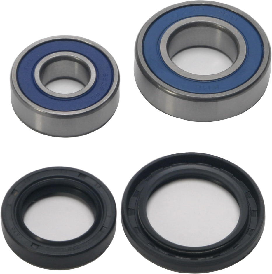 All Balls drive wheel bearing kit 22-51576 with multiple bearings and components on a white background.