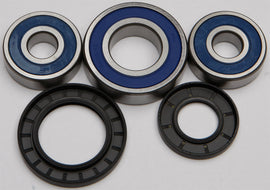 All Balls drive wheel bearing and seal kit 22-51282 showing metal bearings and rubber seals for vehicle wheel assembly