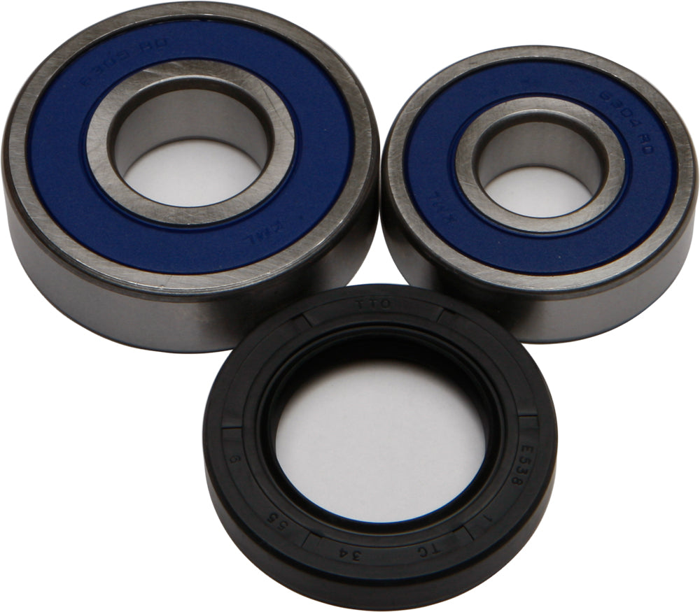 All Balls drive wheel bearing and seal kit 22-51361 showing bearings and seals in a sealed package.