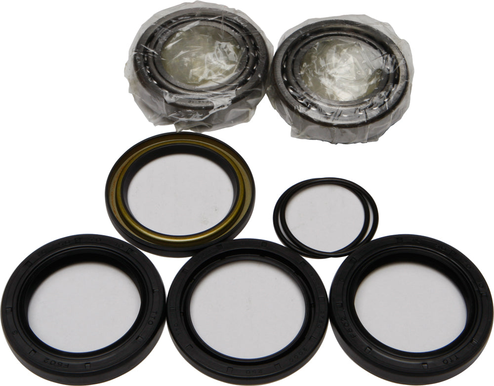 All Balls drive wheel bearing and seal kit 22-51498 showing bearings, seals, and components for vehicle wheel assembly.