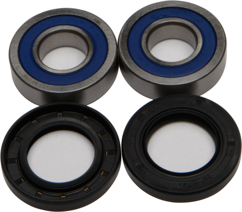 All Balls drive wheel bearing and seal kit 22-51653 with metal and rubber components, designed for vehicle wheel assembly.