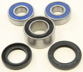 All Balls drive wheel bearing and seal kit 22-51658 with metal and rubber components, designed for vehicle maintenance.