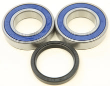 Load image into Gallery viewer, All Balls drive wheel bearing and seal kit 22-51709 with metal seals and bearings, shown in the image.