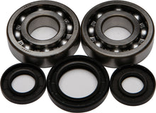 Load image into Gallery viewer, All Balls engine crankshaft bearing and seal kit 22-41028 showing bearings, seals, and installation components.