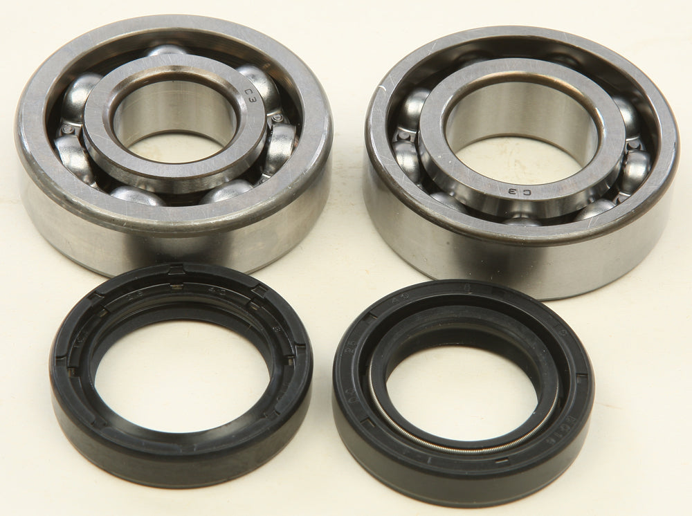 All Balls crankshaft bearing and seal kit for engine, showing bearings and seals in a compact set.