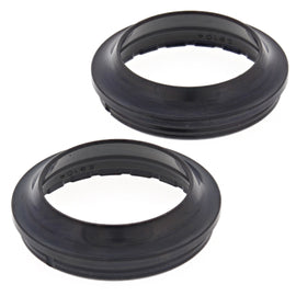 All Balls Fork Dust Seal Kit 22-571081 featuring gaskets and seals for motorcycle fork protection, shown in the image.