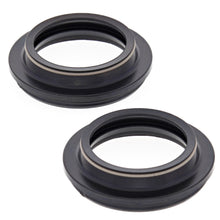 Load image into Gallery viewer, All Balls Fork Dust Seal Kit 22-57110 showing rubber gaskets and seals for motorcycle front fork protection.