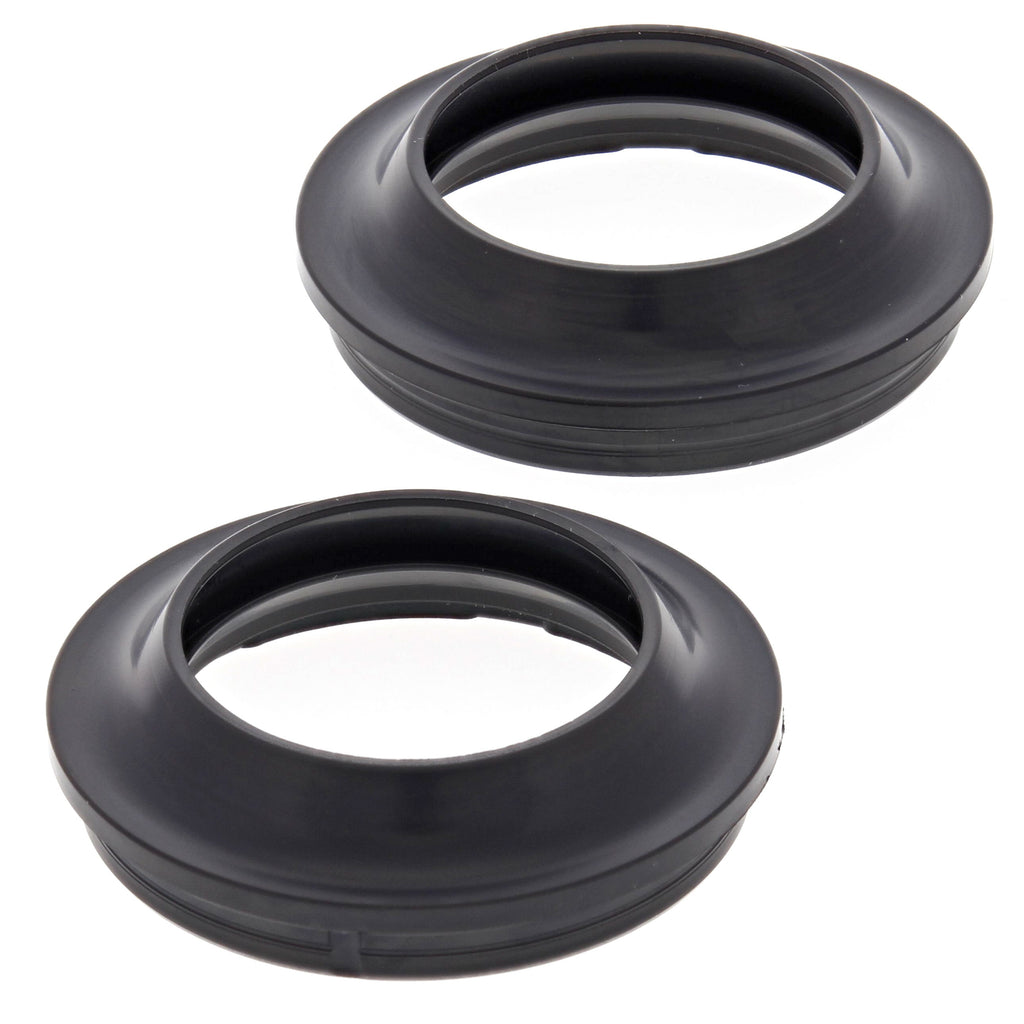 All Balls Fork Dust Seal Kit 22-57112 showing rubber gaskets and seals for motorcycle front forks.
