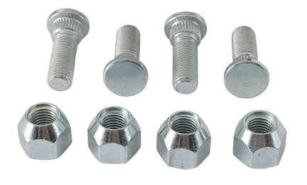 All Balls Wheel Stud Kit 28-51007 showing metal wheel studs and hardware for motorcycle or vehicle wheel assembly.
