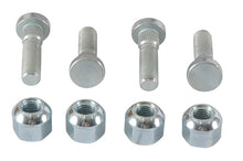 Charger l'image dans la galerie, All Balls Wheel Stud Kit 28-51047, hardware and fasteners for motorcycle wheels, with metal studs and fittings.