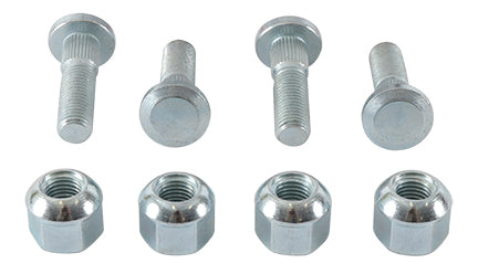 All Balls wheel stud kit 28-51048 with metal wheel studs and fasteners for vehicle wheel assembly.