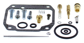 All Balls carburetor rebuild kit for intake and fuel system, model 226-1596, with various gaskets and components visible.