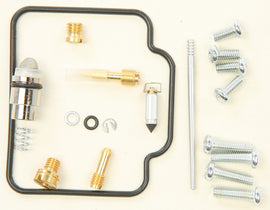 All Balls carburetor repair kit 226-1028 for intake, carburetor, and fuel system maintenance, shown with various seals and components.