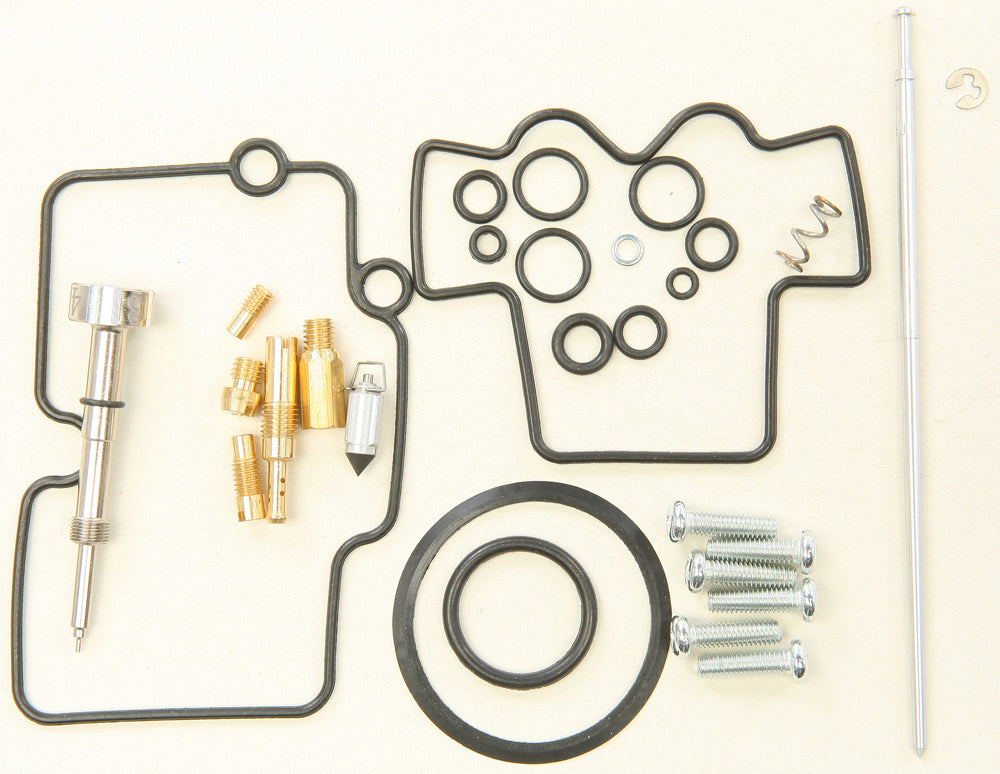 All Balls Carburetor Repair Kit 226-1346 for intake and fuel system, with various gaskets and components visible.