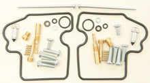 Load image into Gallery viewer, All Balls carburetor repair kit with various gaskets and parts for intake, carburetor, and fuel system maintenance.