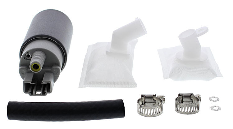 All Balls fuel pump rebuild kit for intake and carburetor systems, showing various seals and components on a white background.