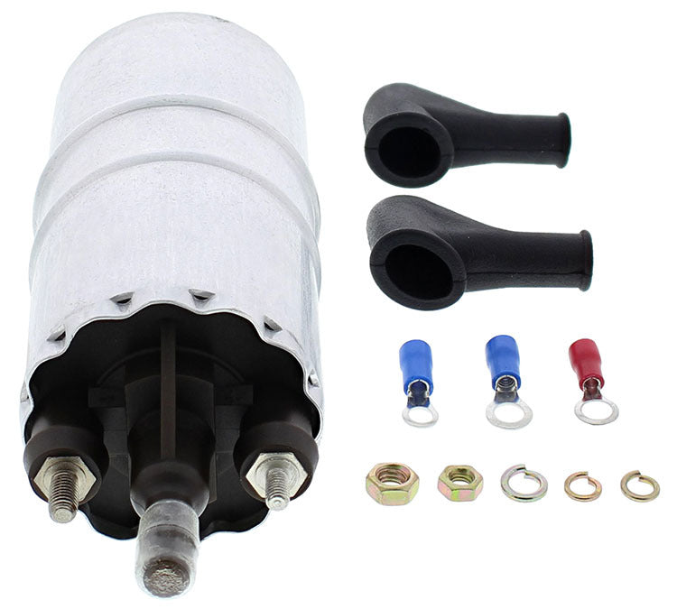 All Balls Fuel Pump Rebuild Kit 24-72044 for intake, carb, and fuel system with various components on a white background.