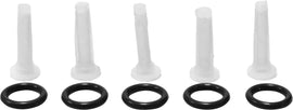 All Balls in-line fuel filter and O-ring kit for KTM and Husqvarna motorcycles, quick disconnect design for intake and carb system.