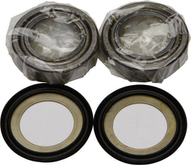 All Balls steering bearing and seal kit 22-2010 with components laid out, designed for motorcycle steering system maintenance.