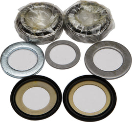 All Balls Steering Bearing and Seal Kit 22-2011 for motorcycle steering systems, includes bearings and seals in a compact kit.