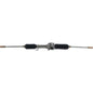 All Balls steering rack assembly for vehicles, showing the black metal rack with mounting points and protective components.