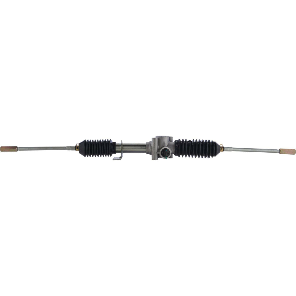 All Balls steering rack assembly Can 251-4029, a durable black steering component with metal and rubber parts, on a white background.