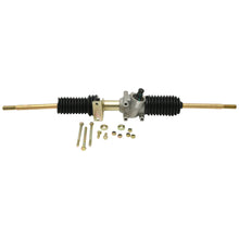 Charger l'image dans la galerie, All Balls steering rack assembly Pol 251-4018, automotive steering component with metal and rubber parts, visible in the image.