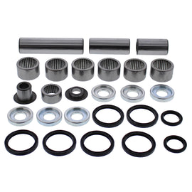 All Balls suspension linkage kit with bearings and seals, including various components for motorcycle or ATV suspension systems.
