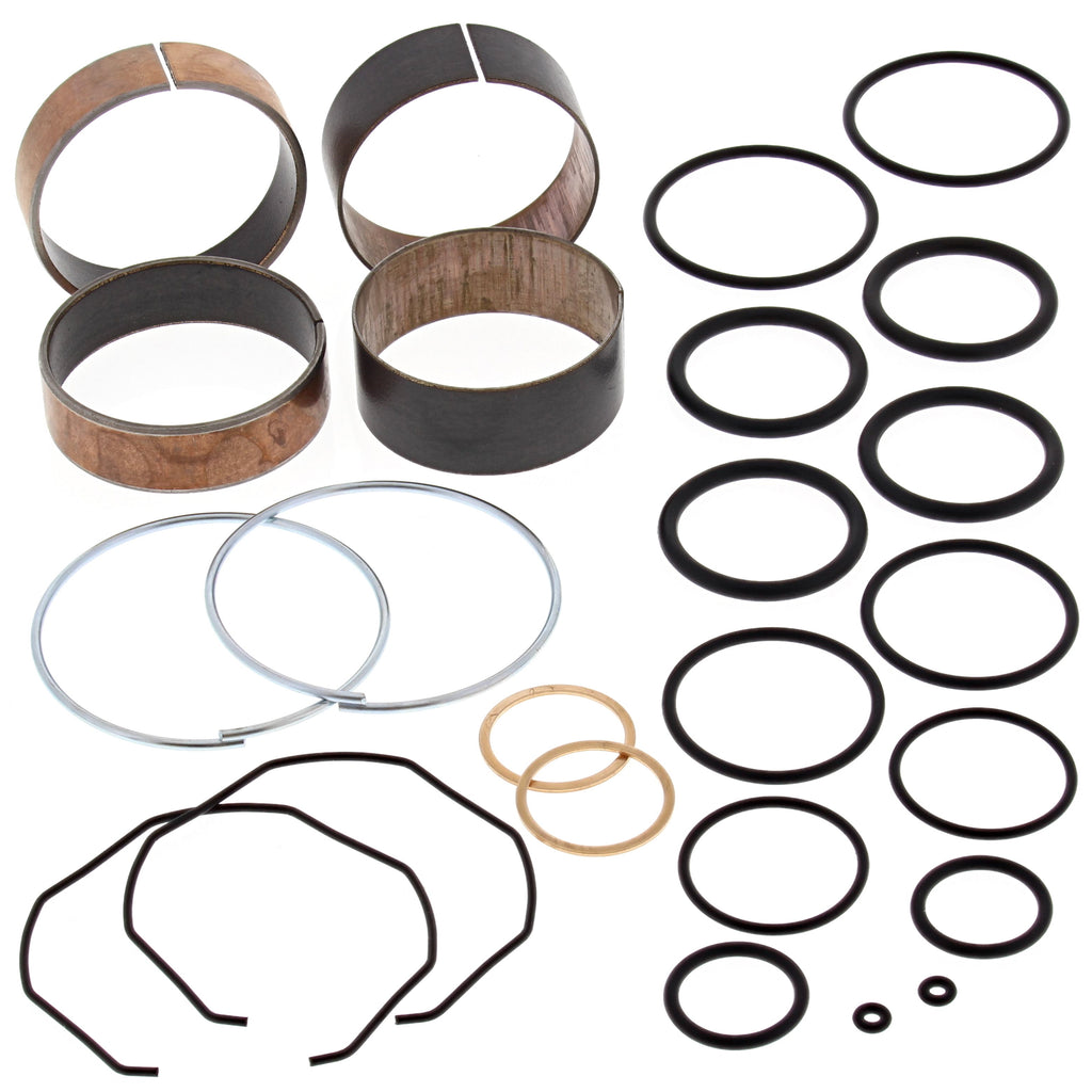 All Balls suspension fork bushing kit 23-86068 with various bushings and components for motorcycle suspension maintenance.