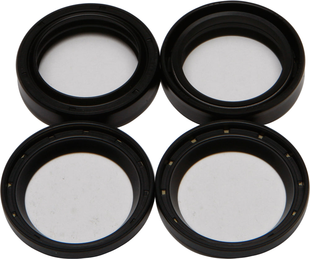 All Balls Fork and Dust Seal Wiper Kit for suspension forks, including seals and wipers, in a compact kit for easy replacement.