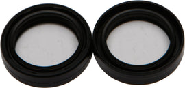 All Balls Fork Seal Kit 22-55111 for suspension forks, showing black rubber seals and metal components in the image.