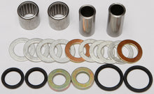 Load image into Gallery viewer, All Balls Swingarm Bearing Kit 22-81206 for motorcycle suspension, includes bearings and installation hardware.