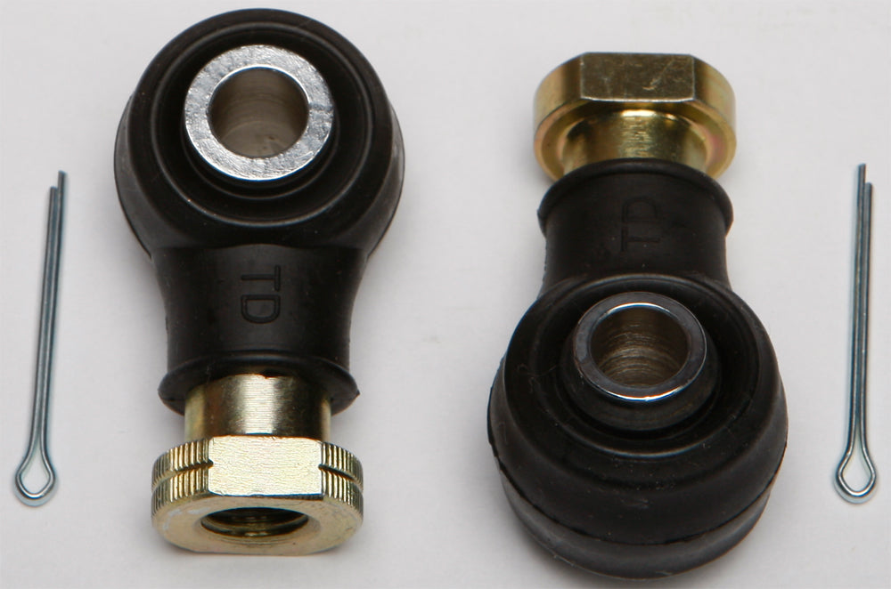 All Balls suspension tie rod end kit 251-1033 showing metal components and rubber boot for vehicle steering linkage.