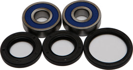 All Balls front wheel bearing kit 22-51448 with bearings and seals for motorcycle wheel maintenance.