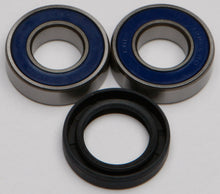 Load image into Gallery viewer, All Balls front wheel bearing and seal kit 22-51051 showing bearings and seals for motorcycle or bike wheel assembly