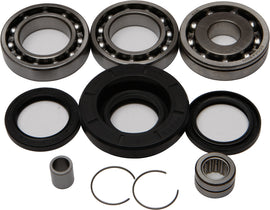 All Balls rear differential bearing and seal kit 22-52013 showing bearings, seals, and related components for vehicle repair.