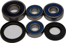 Load image into Gallery viewer, All Balls rear wheel bearing and seal kit, model 22-51238, with bearings and seals for motorcycle or vehicle wheel maintenance.