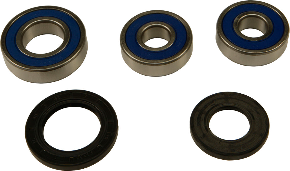 All Balls Rear Wheel Bearing and Seal Kit 22-51285 with bearings and seals for motorcycle wheel maintenance