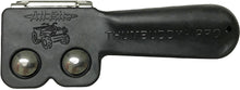 Load image into Gallery viewer, All Rite Products Thumbuddy Pro throttle extender for enhanced motorcycle handlebar control, shown on a motorcycle handlebar.