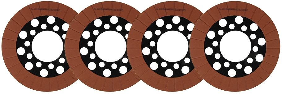 ALTO clutch packs friction set for Big Twin motorcycles, model 41-67, with part number 810-4113, shown in the image.