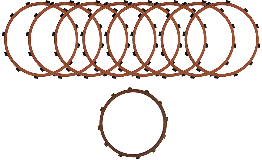 ALTO clutch pack for Sportster 71-83, friction clutch set with multiple clutch plates and components.