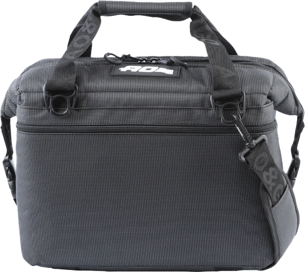AO Coolers 12-pack ballistic black and charcoal accessories set with durable, rugged design perfect for outdoor use