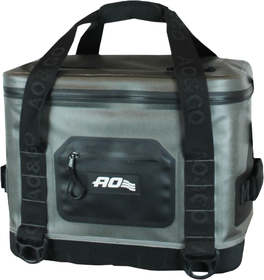 AO Coolers 24 Pack Hybrid Cooler accessories, featuring durable, portable cooler with multiple compartments and sturdy design.