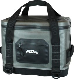 AO Coolers 24 Pack Hybrid Cooler accessories, featuring durable, portable cooler with multiple compartments and sturdy design.