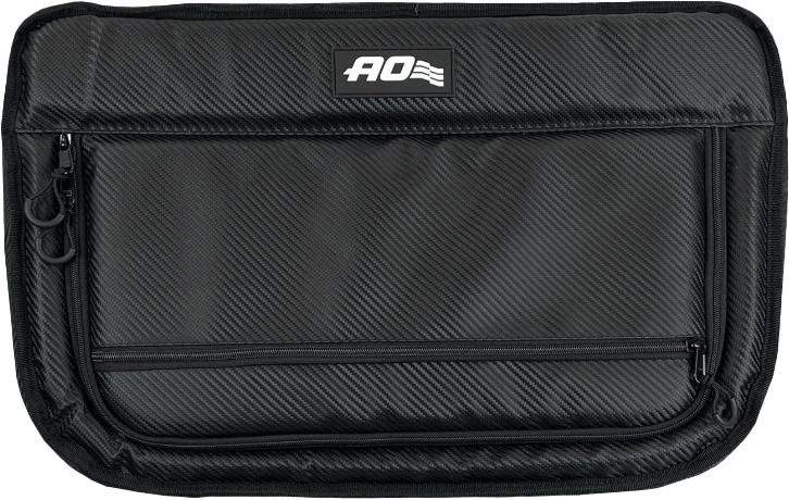 AO Coolers 38 Pack Carbon Stow-N-Go Black accessories with black and gray design, compact and portable for outdoor use